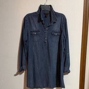 Bit & Bridle Dark Blue Denim Dress